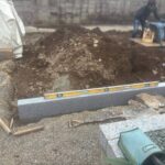 桑名市佛眼院　永代供養墓工事　㉑基礎石設置工事